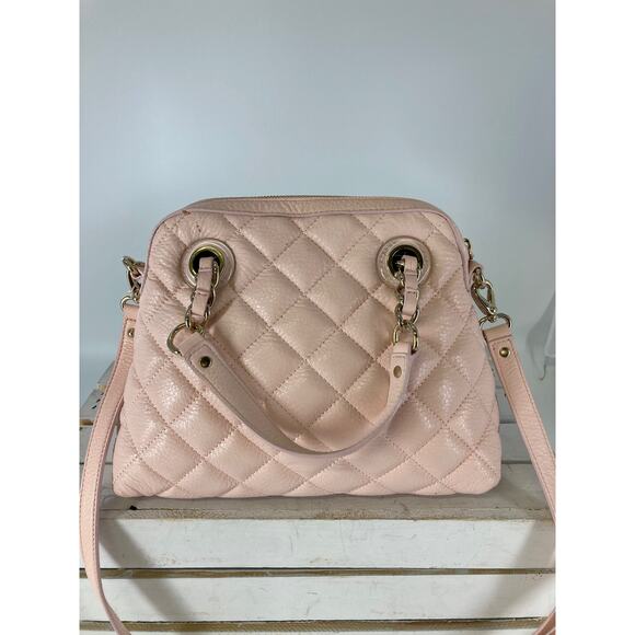 KATE SPADE PINK PUFFED QUILTED LEATHER CROSSBODY BAG (ASIS) - Picture 3 of 16